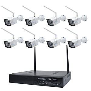 Kit de vigilância por vídeo PNI House WiFi550 NVR