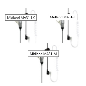 Rezerva de ureche Midland pentru casca MA31