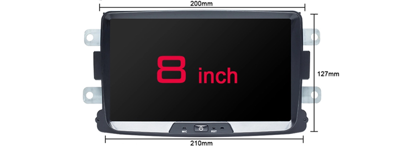 8 inch touch screen