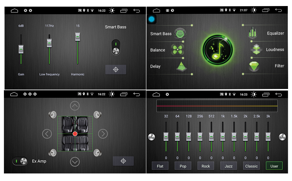 Reprodutor multimídia automotivo PNI DAC100 com Android