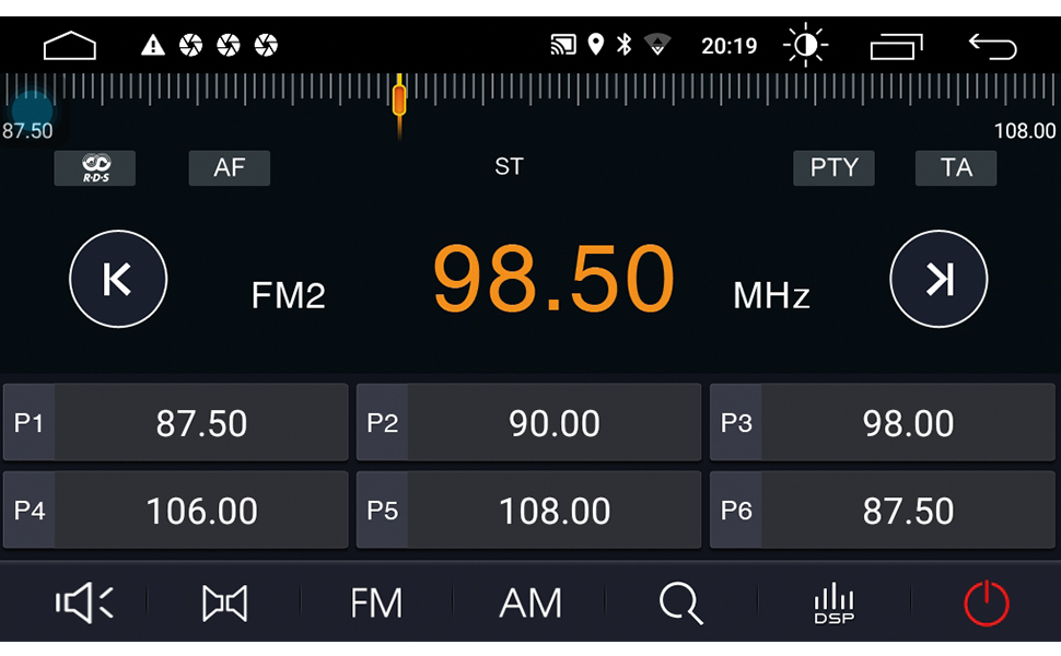 Bil multimediaspelare PNI DAC100 med Android