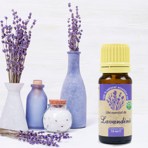 Olio essenziale di lavanda (lavandula hybrida) puro al 100% senza aggiunta  di 10 ml