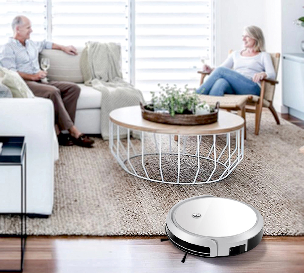 Intelligent robot vacuum cleaner PNI SafeHome Cleaner PTV35 WiFi, 30W