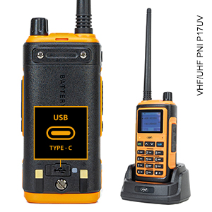 Φορητός ασύρματος VHF/UHF PNI P17UV