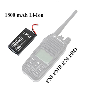 Batterie pour station de radio portable PMR PNI PMR R70 PRO