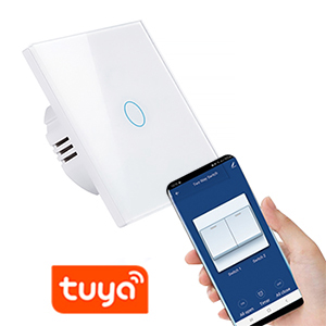 Slimme schakelaar met touch PNI SafeHome PT101L WiFi, 10A