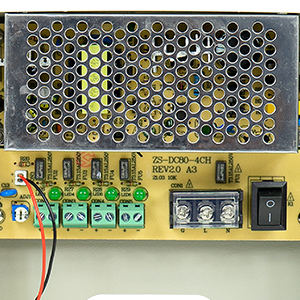 PNI, fuente de alimentación CCTV, caja metálica, fuente de alimentación para cámara de vigilancia, fuente de alimentación de seguridad