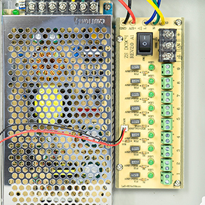 PNI, CCTV power supply, metal box, surveillance camera power supply, security power supply