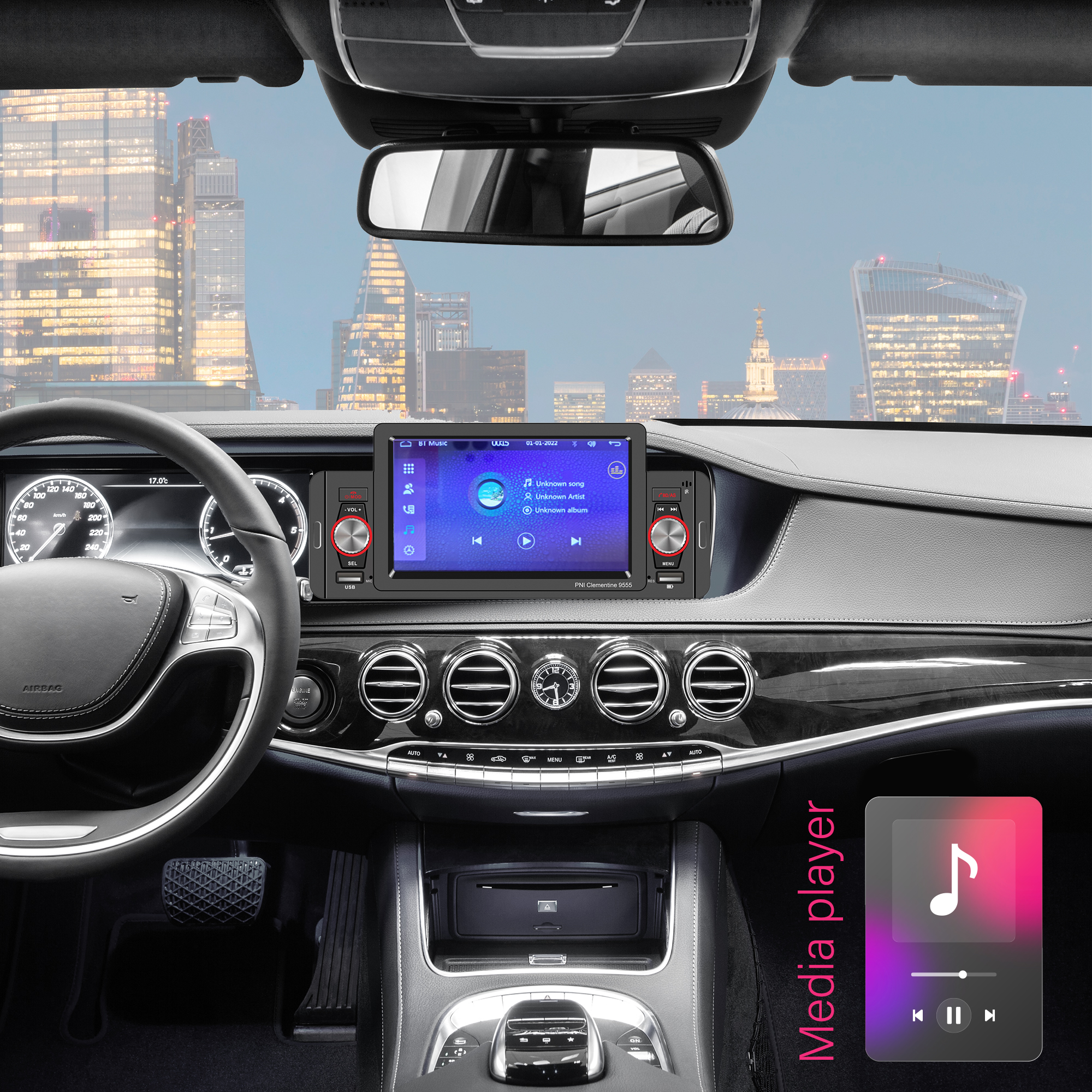 Car MP5 player PNI Clementine 9555 1DIN