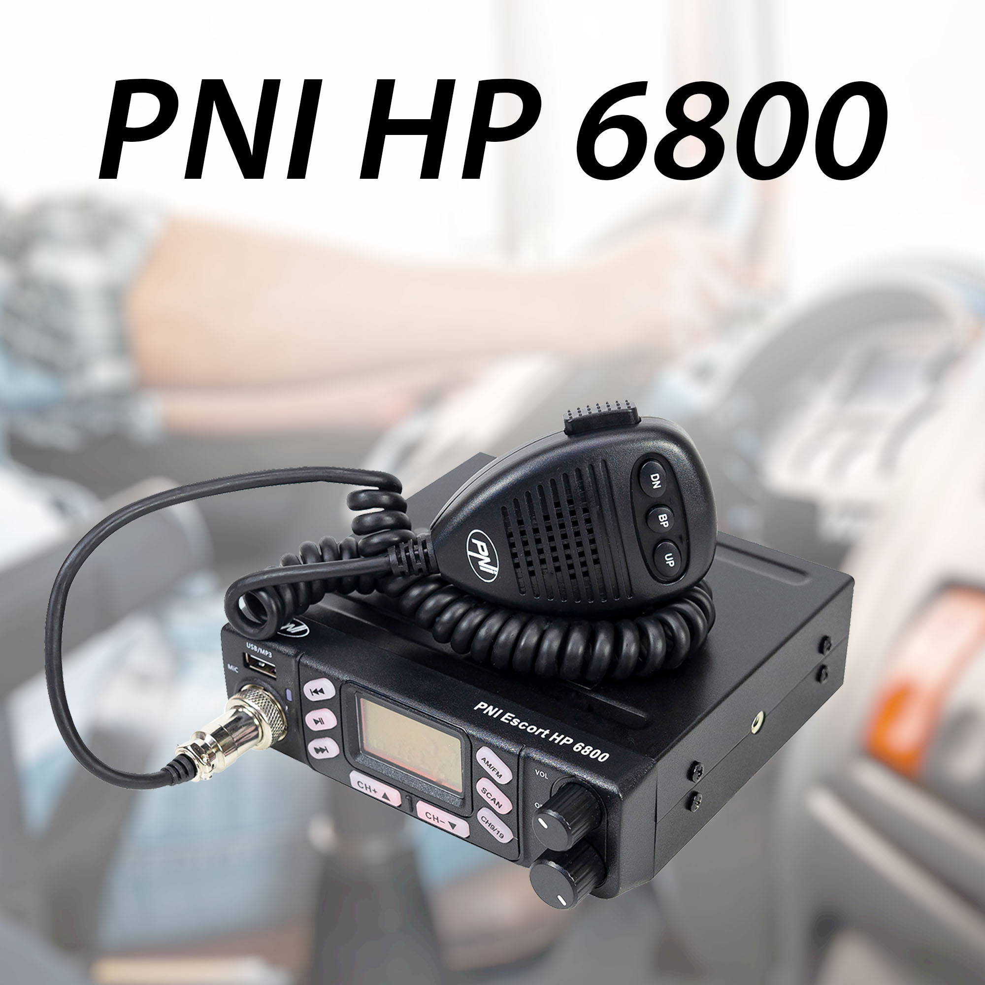 CB radio station PNI Escort HP 6800 ASQ, 12/24V