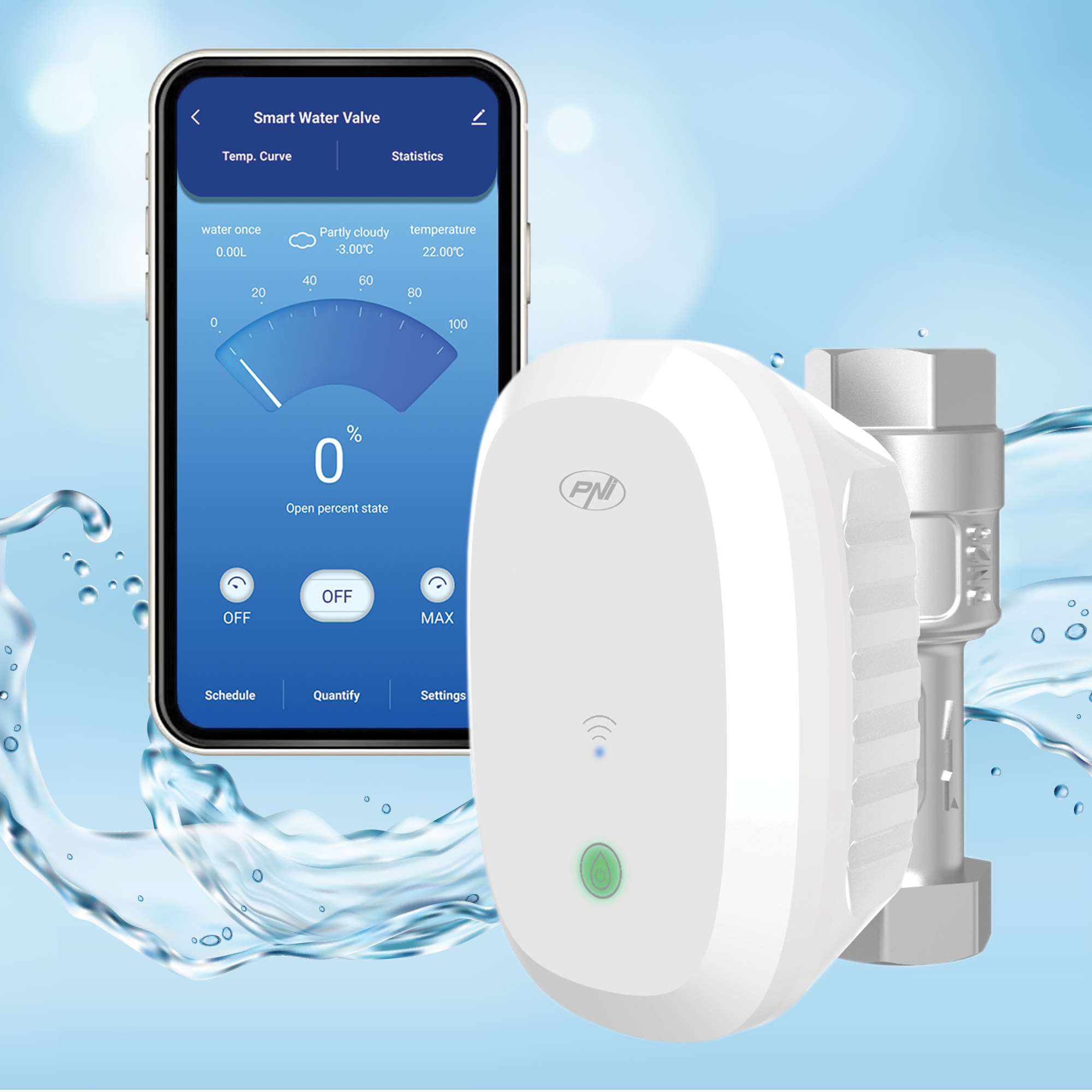 PNI SV180 PRO smart water valve