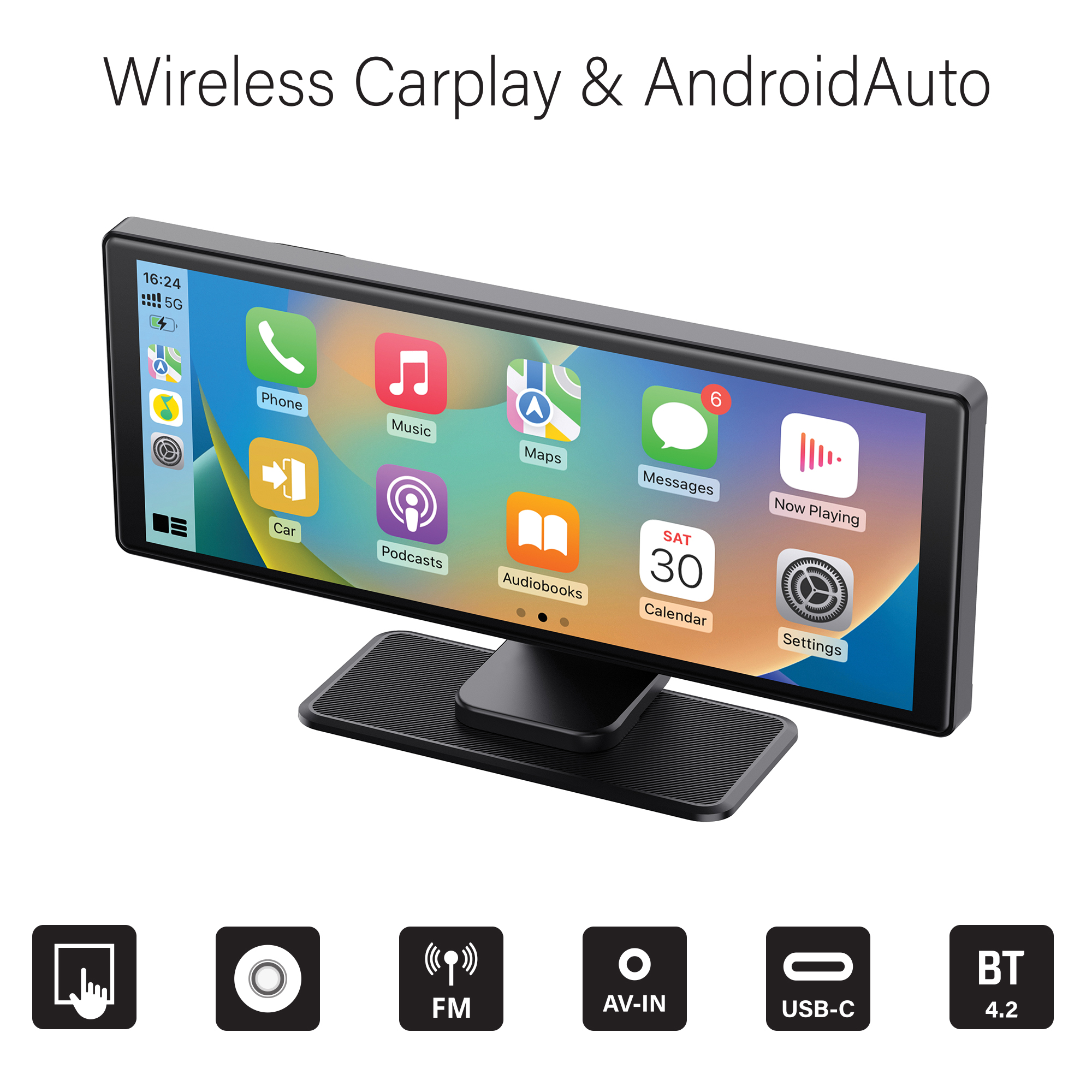 Автомобилен монитор PNI L1026 10.26 инча, безжичен Carplay