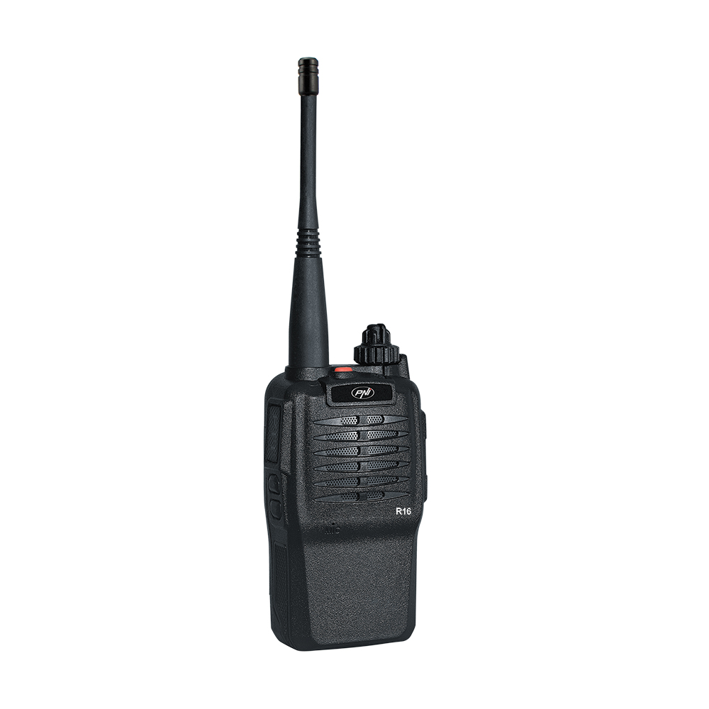 Statie radio UHF portabila PNI PMR R16 incarcator si acumulator 2300 mAh incluse PNI imagine noua 2022