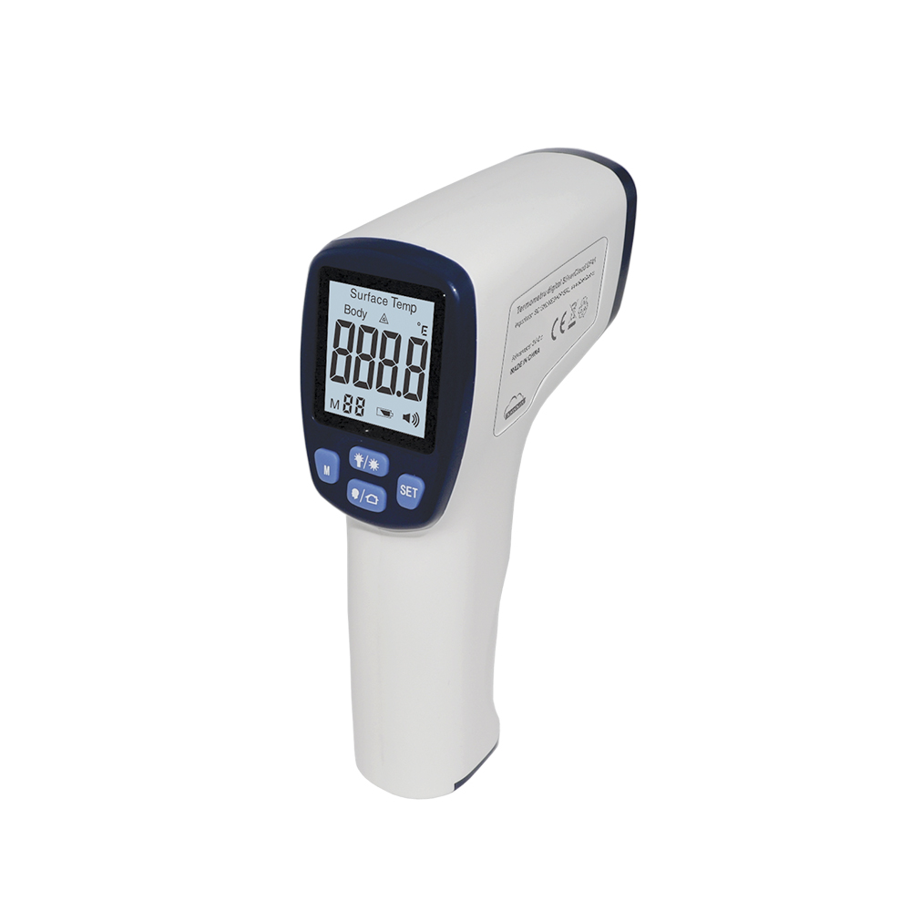 Termometru digital SilverCloud UF41 cu tehnologie infrarosu, non-contact, pentru corp si suprafete, cu atentionare vocala pni.ro imagine noua 2022