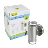 SilverCloud D-Light W32 LED stainless steel exterior lamp
