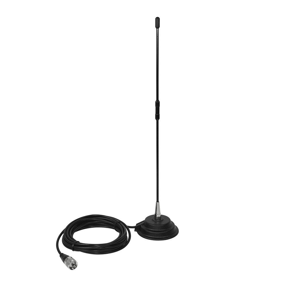 Antena CB PNI Extra 40, cu magnet inclus, lungime 45 cm, 30W, 26-30MHz, SWR 1.0, fibra de sticla