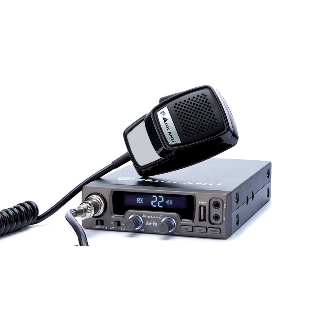 Statie radio CB Midland M10 ASQ Digital 4W 12V port USB Cod C1185