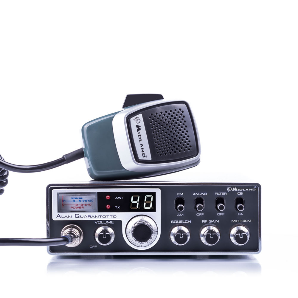 Radio station CB Midland ALAN 48 code C217.09 QUARANTOTTO
