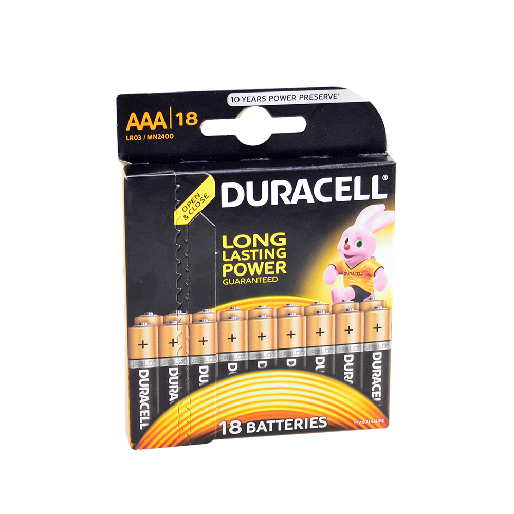 Baterie alcalina Duracell AAA sau R3 cod 81483686 blister cu 18bc DURACELL imagine noua 2022