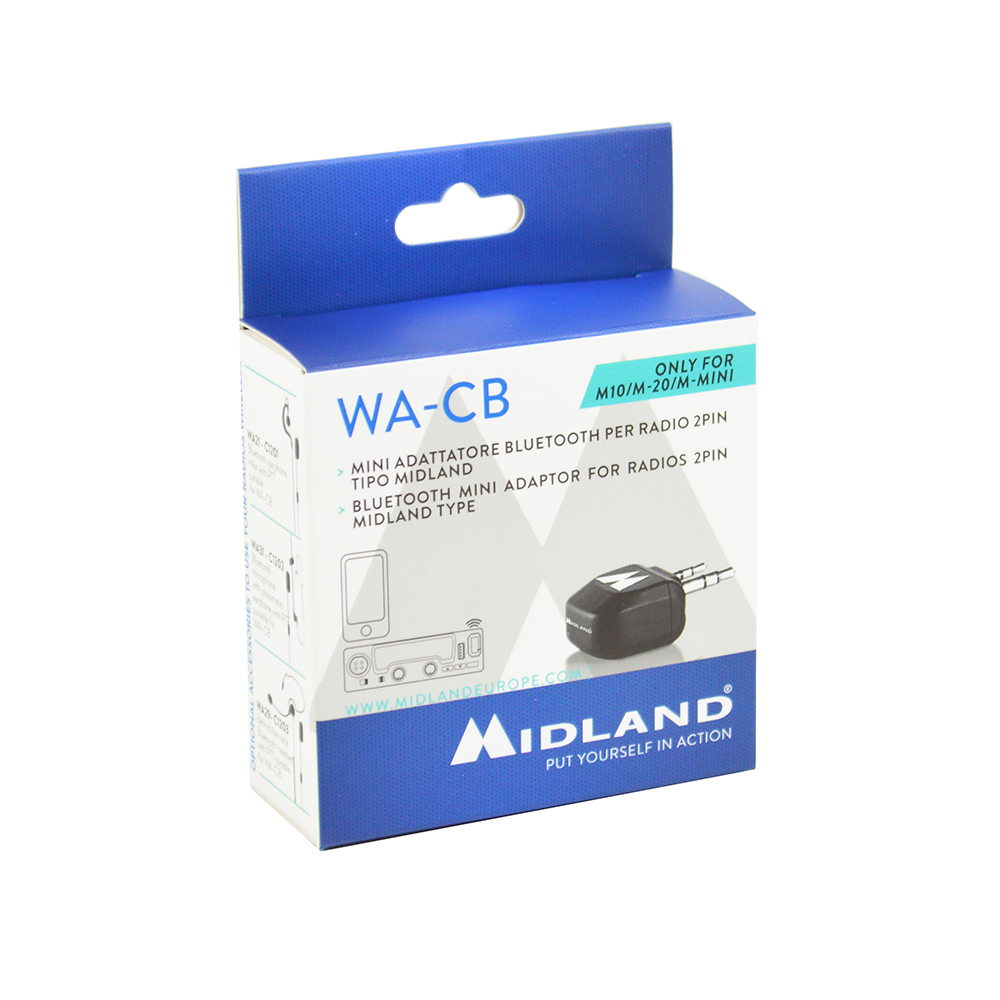 Adaptor Bluetooth Midland WA-CB pentru statii radio CB cu 2 pini Cod C1276