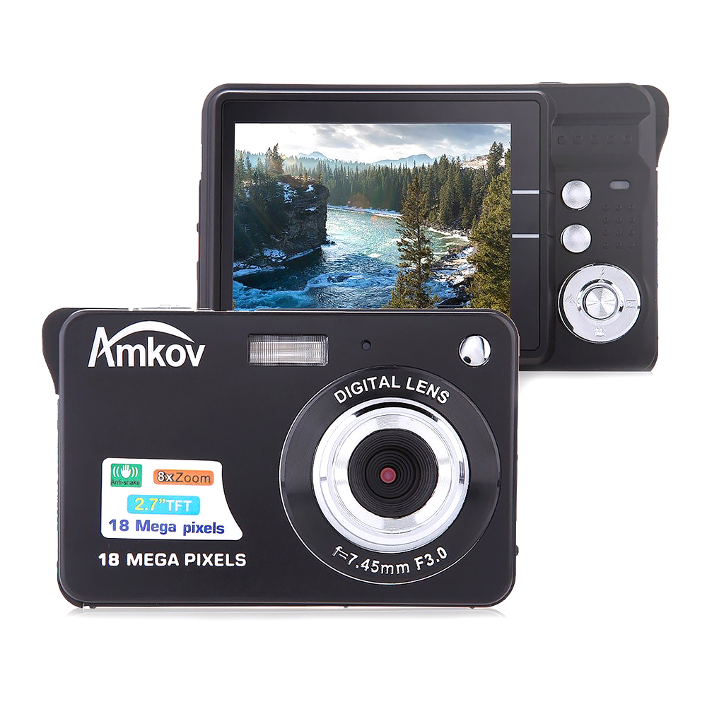 Camera foto digitala PNI Amkov CDC3 18MP display LCD 2.7 inch