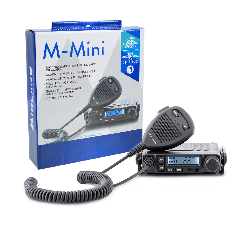 Statie radio CB Midland M-MINI cu mufa de bricheta Cod C1262.03