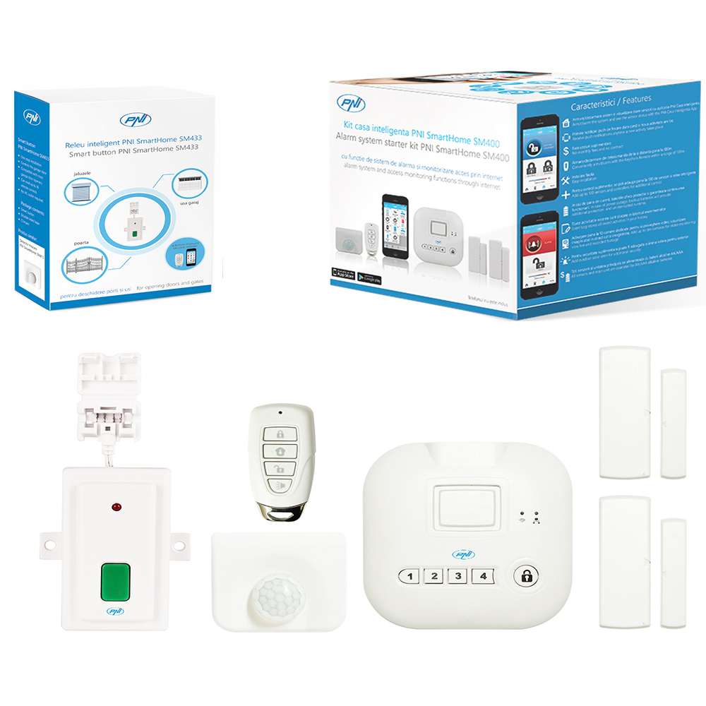 SmartHome SM400 Intelligent Smart Home Smart Kit Smart Smart Smart Smart SM433 to open doors and gates