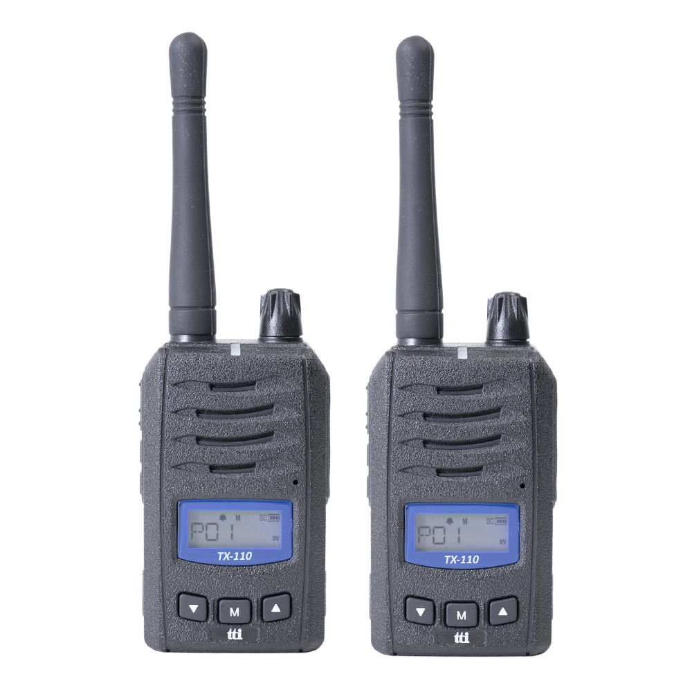 Statie radio PMR portabila TTi TX110 set cu 2bc pni.ro imagine noua 2022