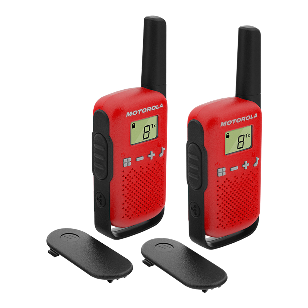 Statie radio PMR portabila Motorola TALKABOUT T42 RED set cu 2 buc Motorola imagine noua 2022