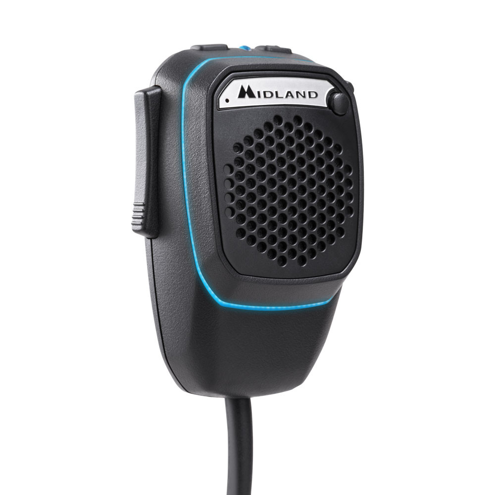 Microfon inteligent Midland Dual Mike cu Bluetooth 4 pini cod C1283.01 cu APP CB Talk