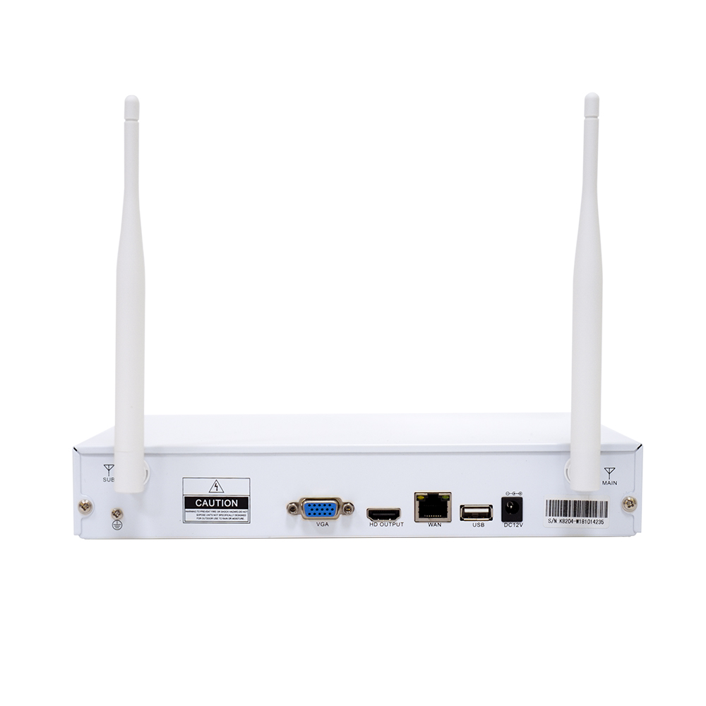 Kit supraveghere video PNI House WiFi430 NVR si 4 camere wireless, 1.0MP