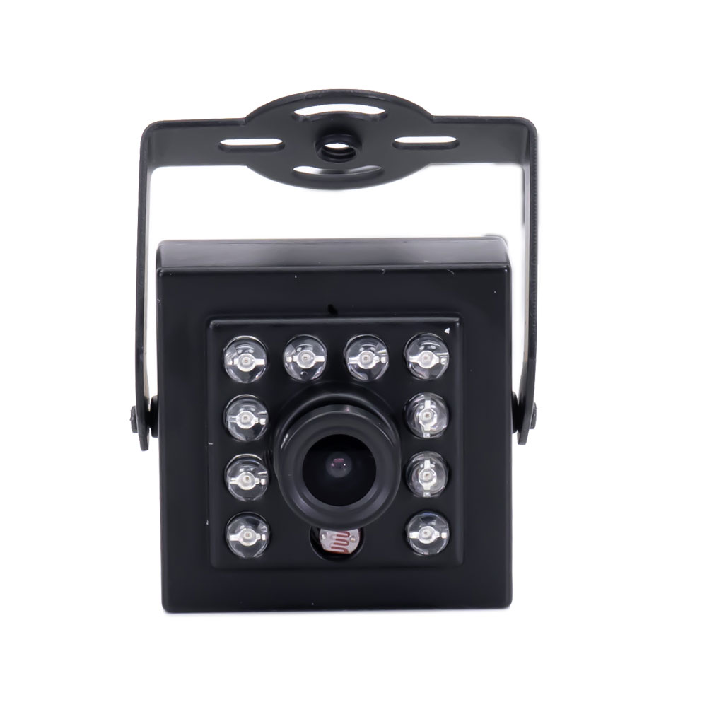 Minicamera supraveghere video PNI SPY07 AHD, 1080P, 2.4MP, 12LED antivandal, negru