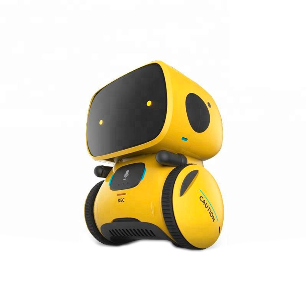 Robot inteligent interactiv PNI Robo One, control vocal, butoane tactile, galben PNI imagine noua 2022