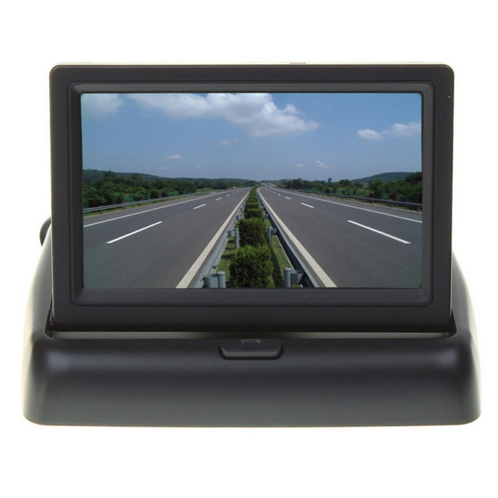 Monitor auto PNI MA432, ecran color 4.3 inch, pliabil, 12V, intrare video pentru camera mers inapoi PNI imagine noua 2022