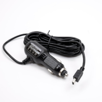 PNI car charger with mini USB plug 12V / 24V - 5V 1.5A, for car DVR, cable length 3.5m