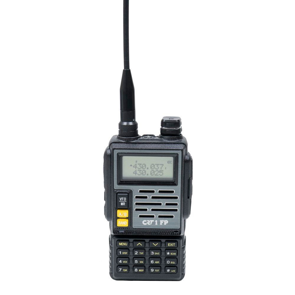 Statie radio VHF/UHF portabila CRT FP00 dual band 136-174 si 400-440 MHz culoare Negru, VOX, 128 canale, Scan, Programabila, Lanterna, FM radio, T.O.T, Repeater image4
