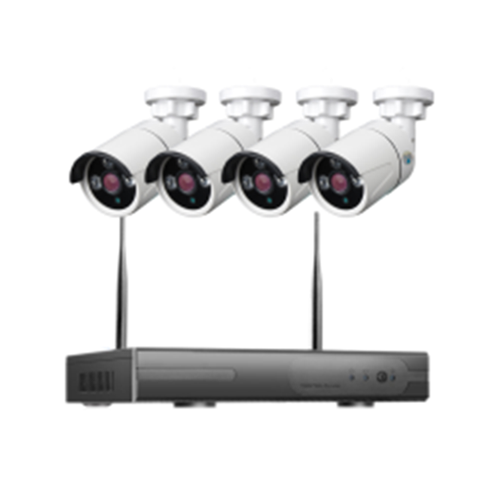 Kit supraveghere video PNI SafeHome PT955W 1080P, 4 camere wireless, aplicatie dedicata Tuya Smart, integrare in scenarii si automatizari smart cu alte produse compatibile Tuya