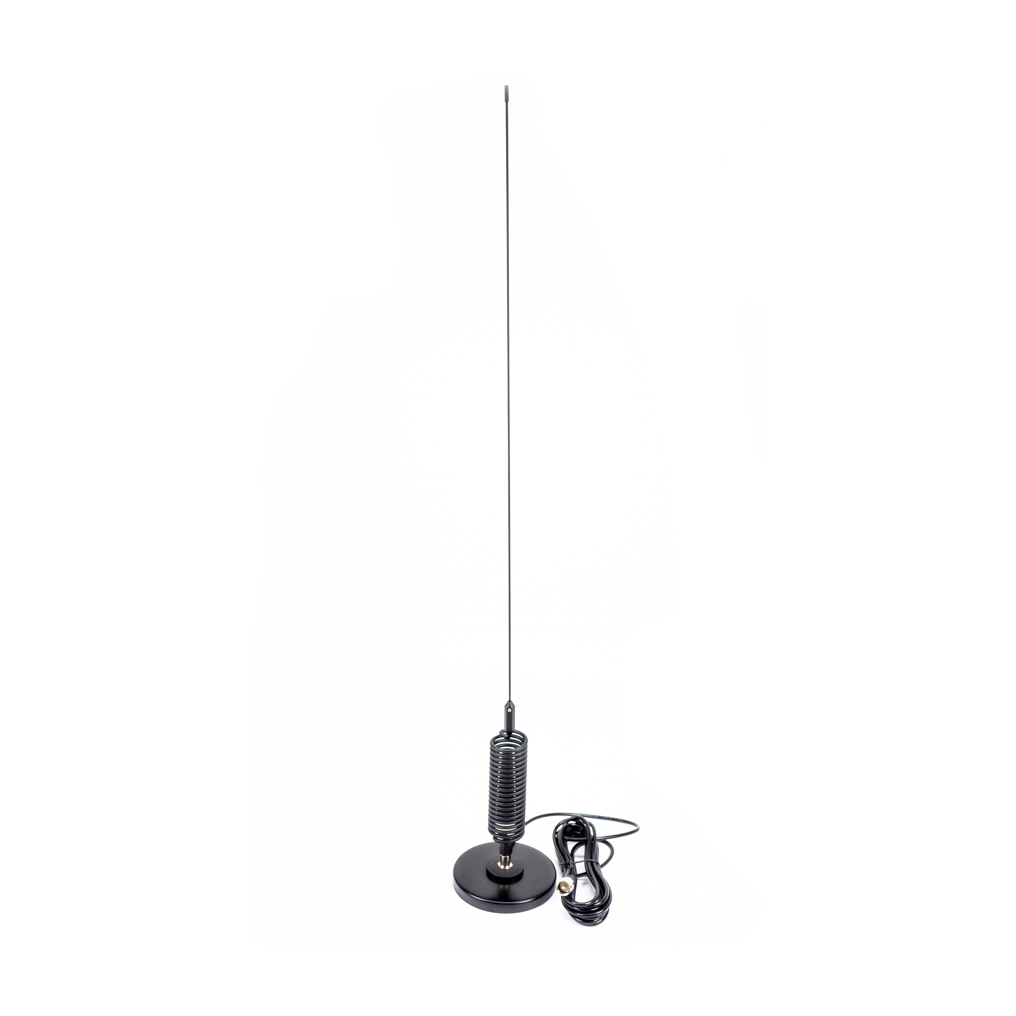 Antena CB Moonraker Mini Tornado cu magnet 125 mm, cablu 4m si mufa PL259