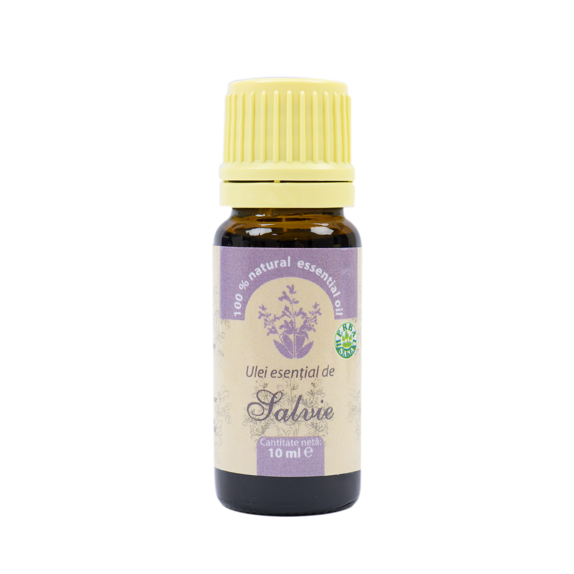 Ulei esential de Salvie (Salvia officinalis), 100% pur fara adaos, 10 ml