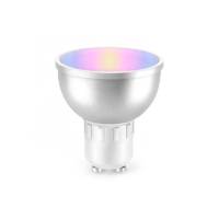 PNI SafeHome PT51RG LED smart light bulb, GU10, WiFi, RGBW, 5W, 500 lm, adjustable light / color via internet, Tuya Smart application, integration in scenarios and smart automation with other compatib