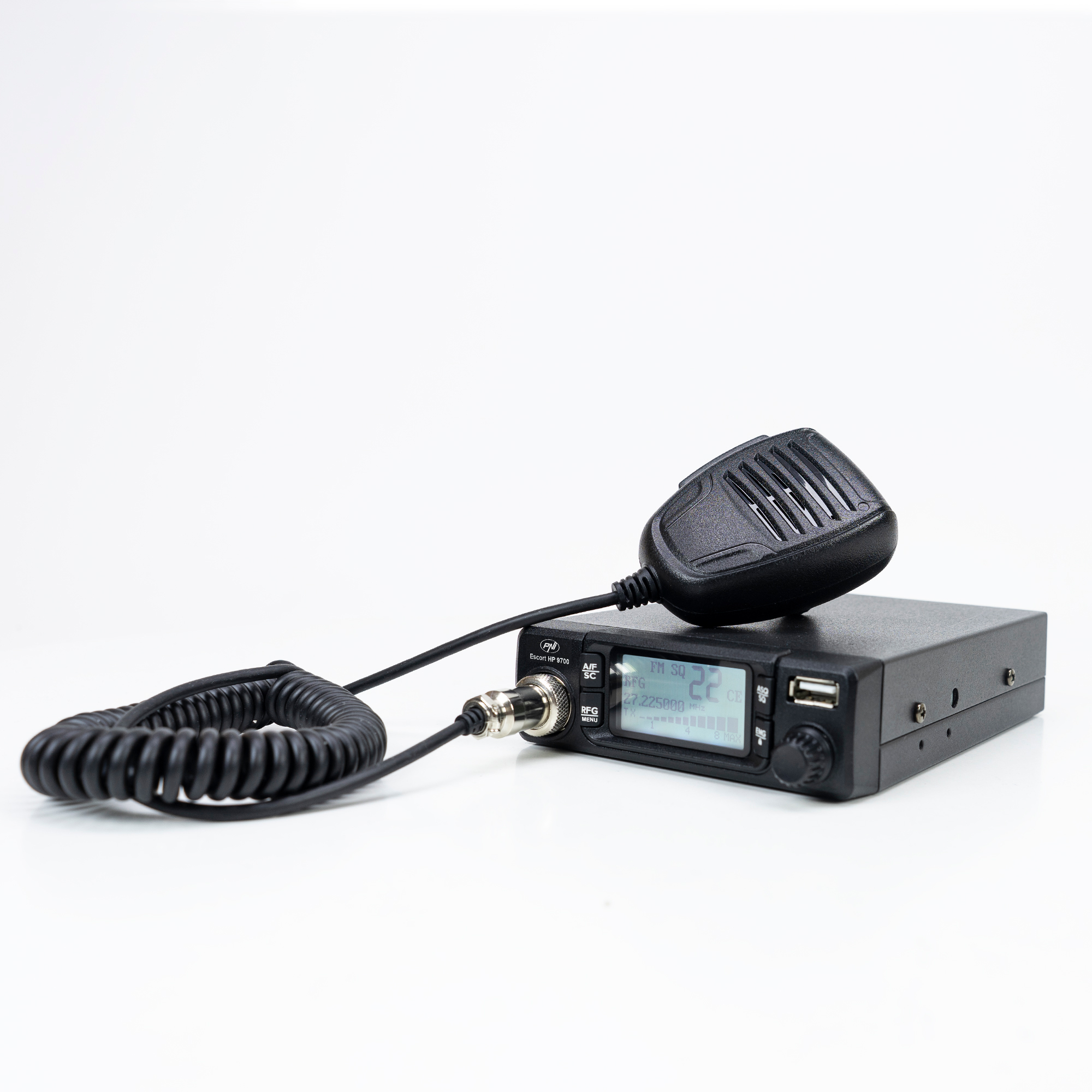 Statie radio CB PNI Escort HP 9700 USB, ANC, ASQ, alimentare 12V / 24V, mufa de bricheta inclusa image5
