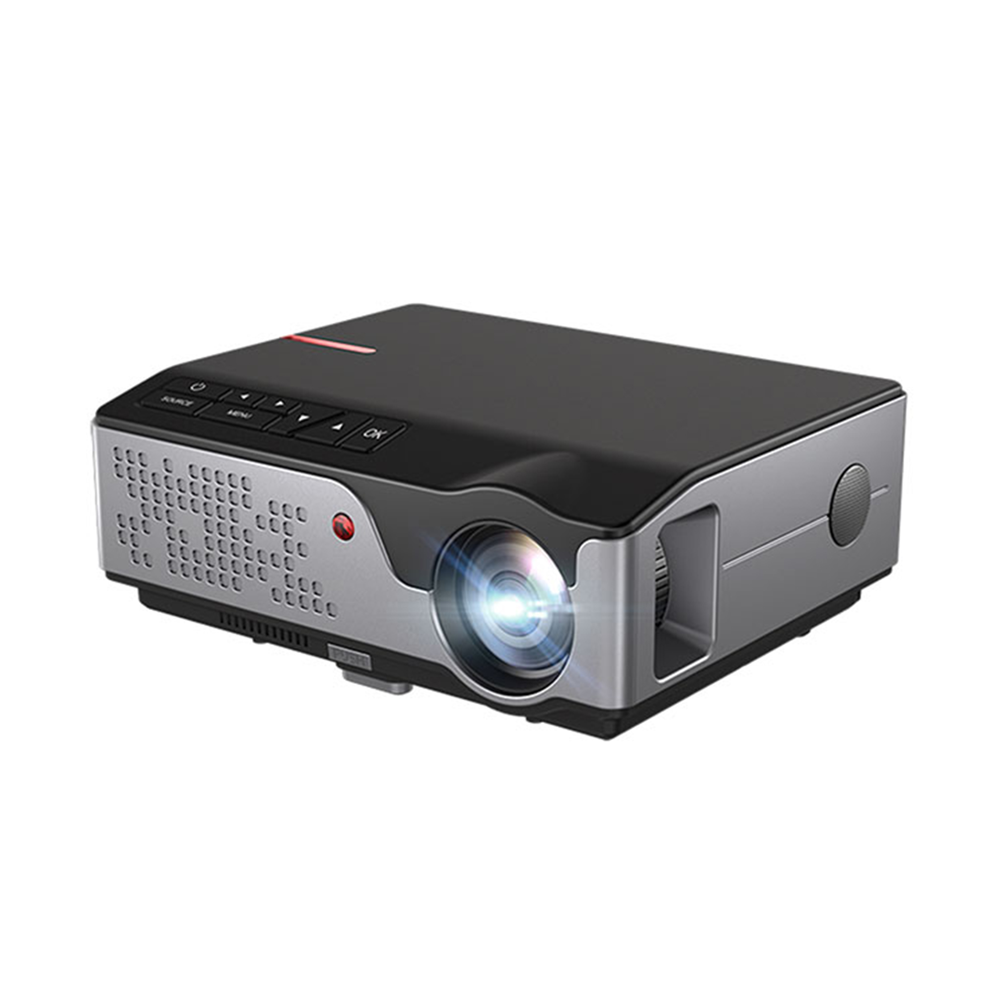 Videoproiector PNI VP810 1080p cu lampa LED, 4000 lumeni, Wifi, Air Play, Miracast, Player multimedia, Keystone