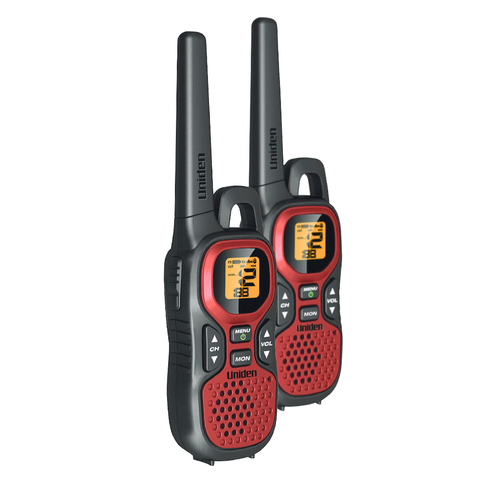 Statie radio portabila Uniden PMR446-MR-2CK, set cu 2 buc, 8 canale, Vox, Roger Beep, Scan