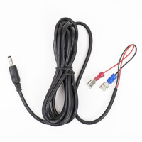 Battery power cable for hunting cameras, length 1.5m, plug 4mm thick, PNI 400C, PNI 350C, PNI 280, 400C PRO, 550C