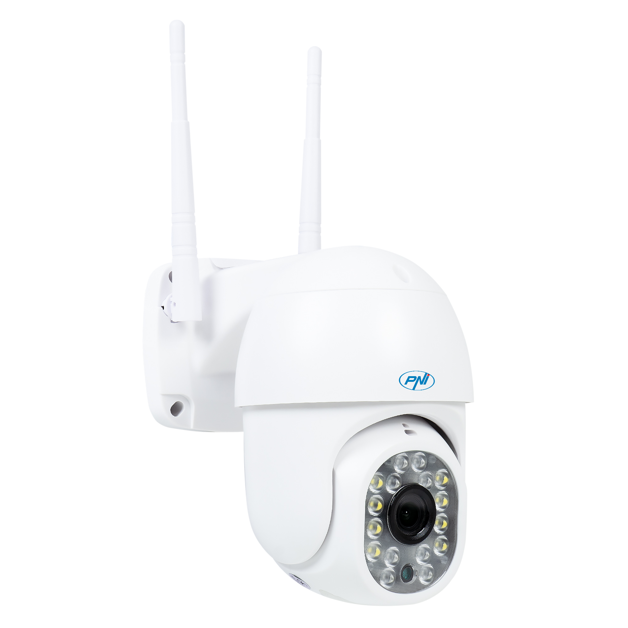 Camera supraveghere video wireless PNI IP240 WiFi PTZ, 1080p, zoom digital, slot micro SD, stand-alone, alarma detectie miscare PNI imagine noua 2022
