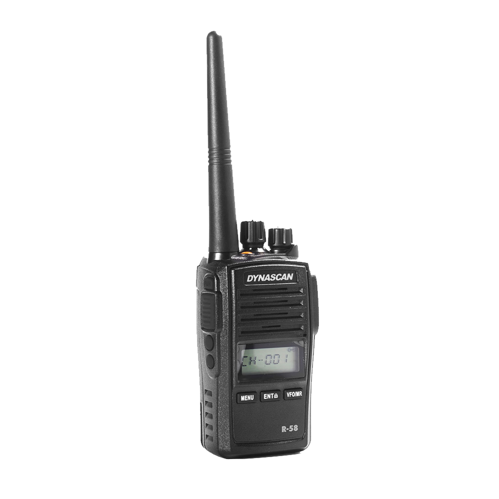 Statie radio portabila PMR PNI Dynascan R-58, 446MHz, 0.5W, 8CH, CTCSS, DCS, Radio FM, programabila, Waterproof IP67 image1