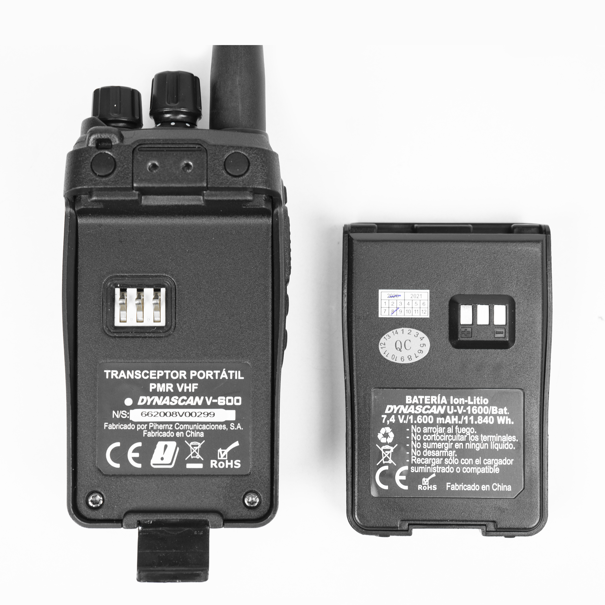 Statie radio portabila VHF PNI Dynascan V-600, 136-174 MHz, IP67, Scan, Scrambler, VOX image7