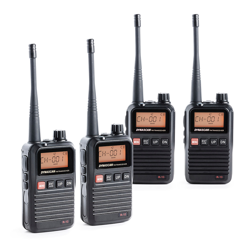 Statie radio PMR portabila PNI Dynascan R-10, 0.5W, 8CH, DCS, CTCSS, Radio FM, Quadset cu 4 bucati image