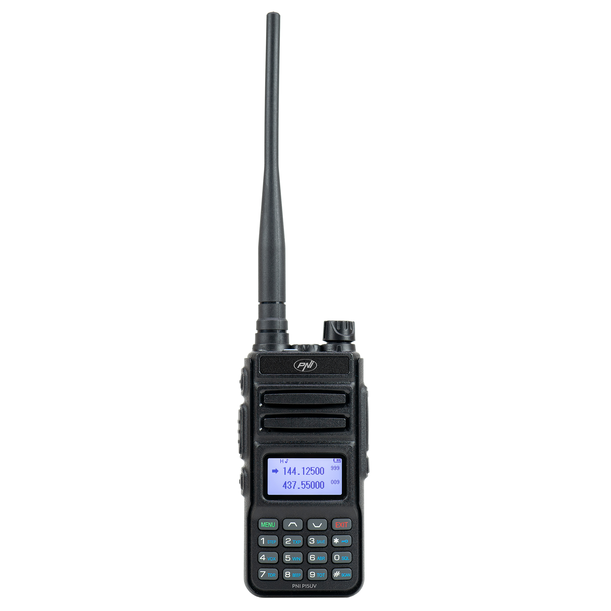 Statie radio portabila VHF/UHF PNI P15UV dual band, 144-146MHz/430-440Mhz, 999CH, cu acumulator 1500 mAh PNI imagine noua 2022