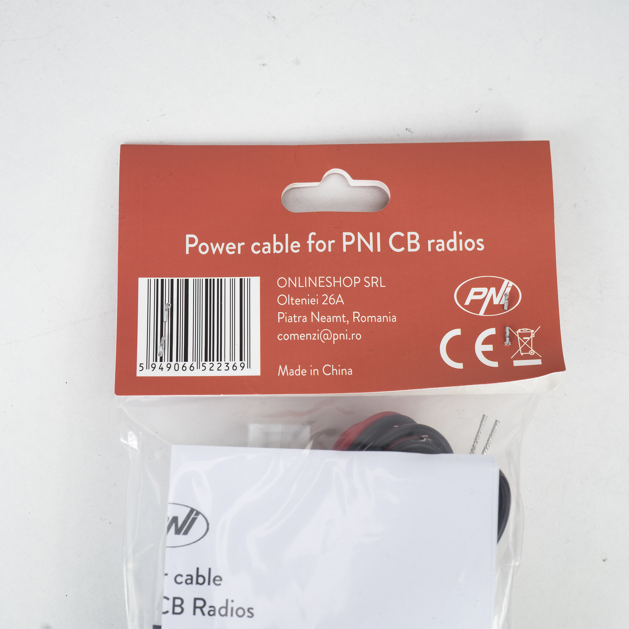 Cablu alimentare PNI cu siguranta 3A si conector pentru statii radio CB PNI HP 8000L, 8001L, 8024, 9001 PRO, 9700, lungime 2 metri - 7 | YEO